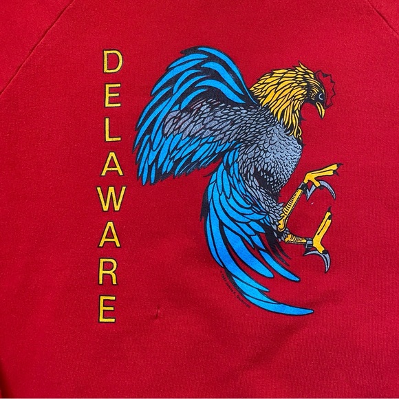 Jerzees NCAA 1987 Delaware Fightin’ Blue Hen Sweater - Picture 2 of 11
